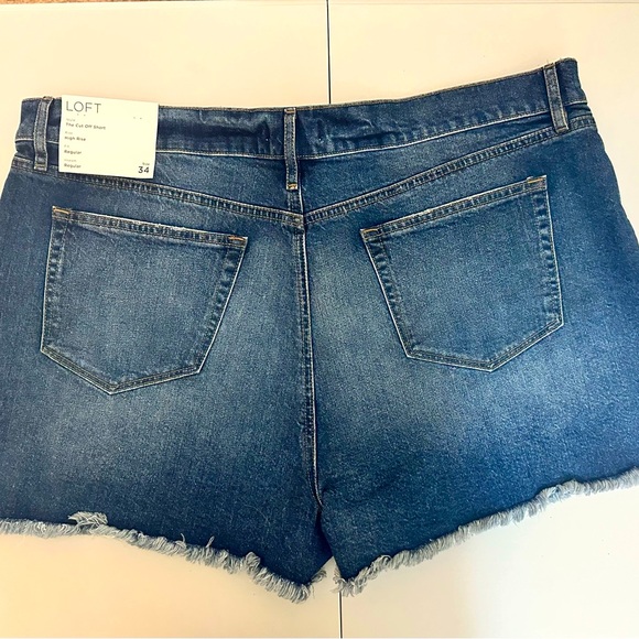 Loft High Rise Cut off short regular size 34/18 - Picture 2 of 2